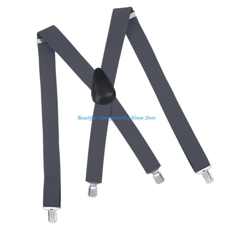 Men'S Formal Wear With Suspenders - E56A Premium herenbretels Rekbare bretels Verstelbare