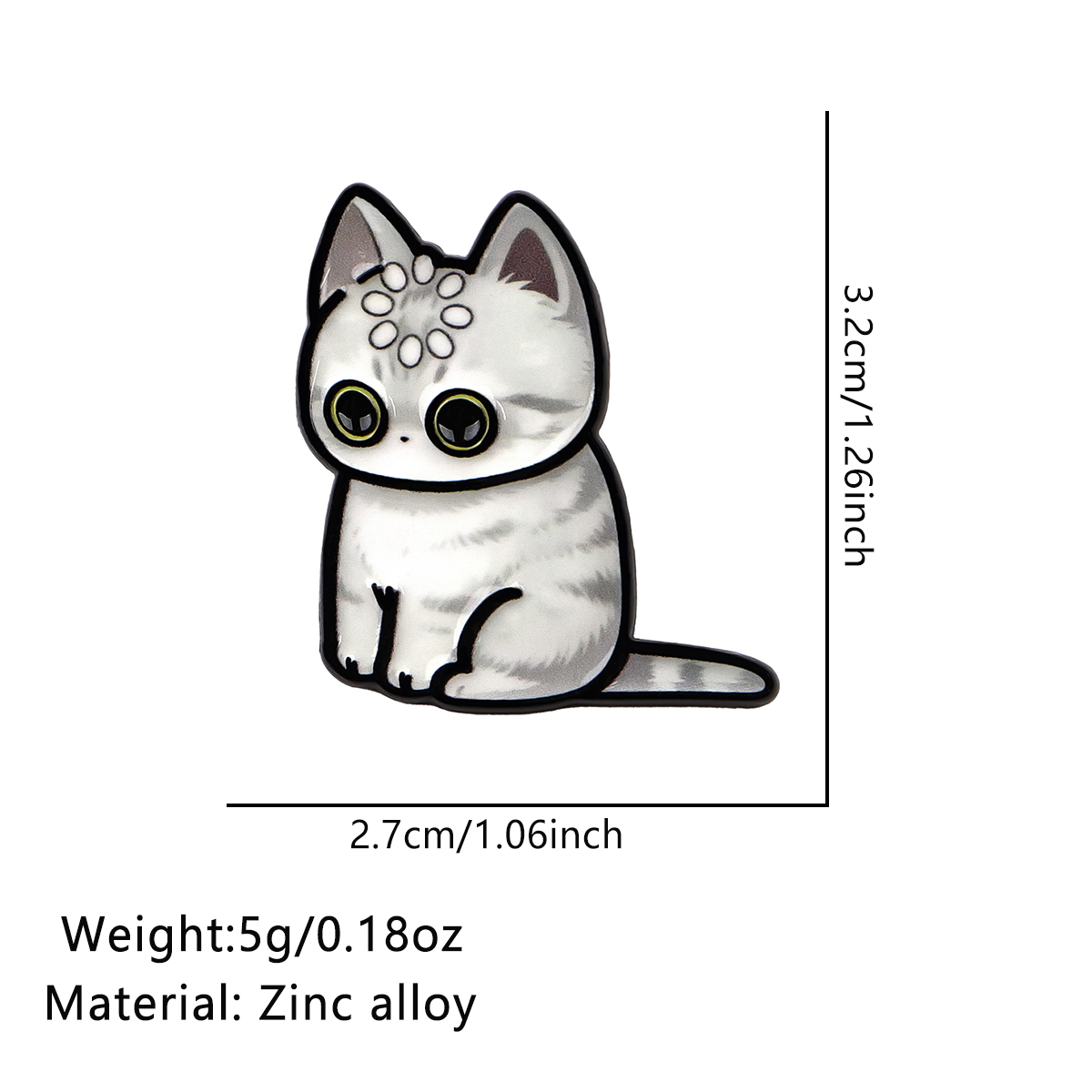 9 stks/set Cartoon Katten Mann - Tuxedo Lapel Pin recensie en prijs