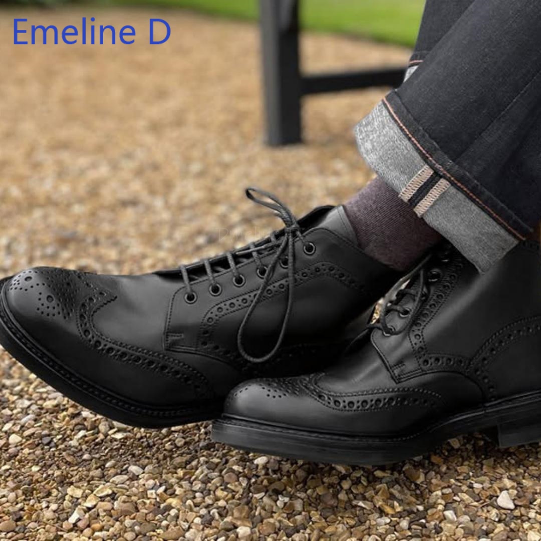 Heren Brogue enkellaarzen, gem - Formal Men Daily Wear Footwear recensie en prijs