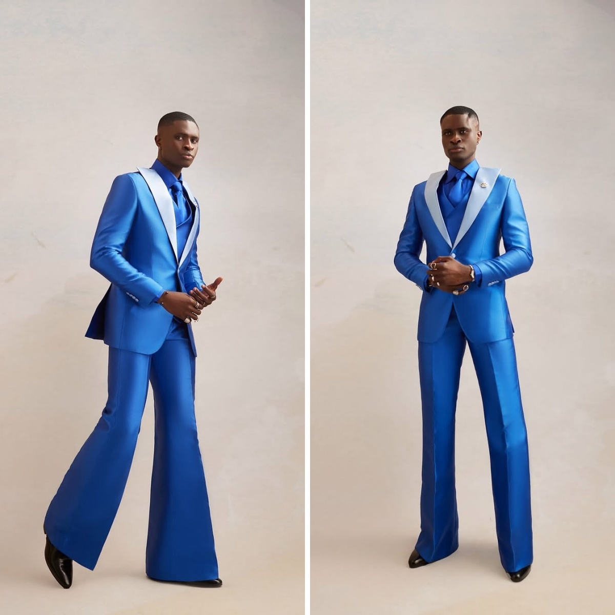 Satijn Mannen Pak Set 3-delig  - Men Formal Wear Modern recensie en prijs