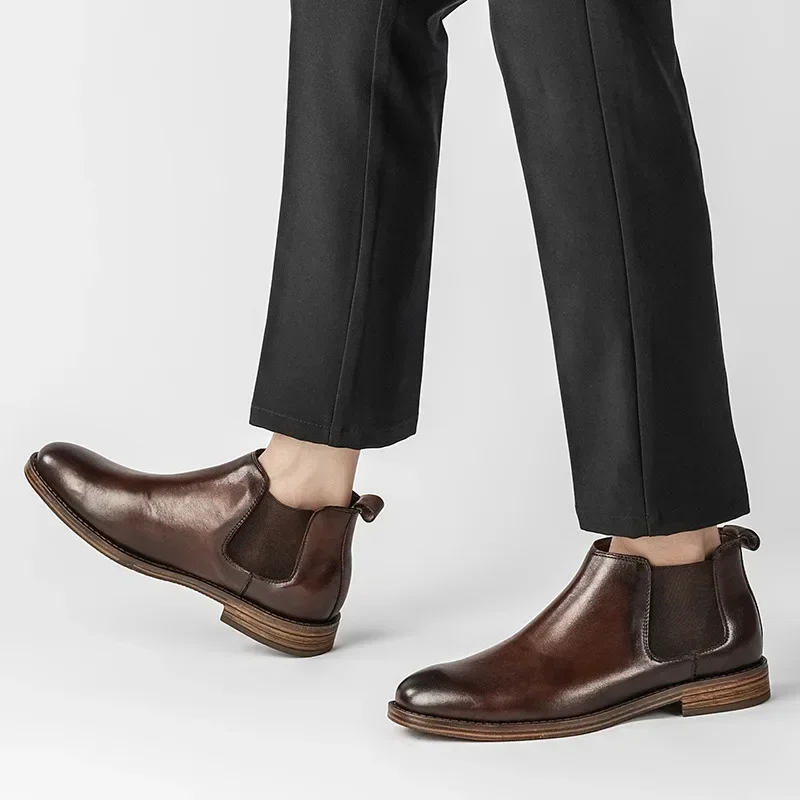 Zakelijke mode-kledinglaarzen  - Men Formal Wear With Boots recensie en prijs