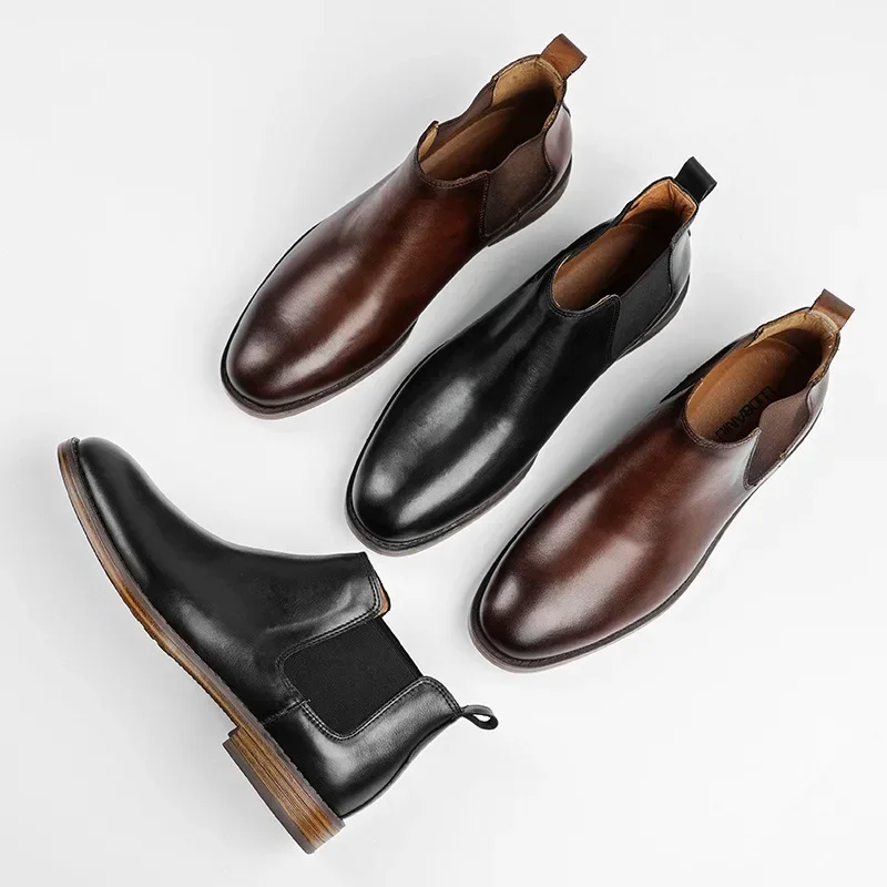 Zakelijke mode-kledinglaarzen  - Men Formal Wear With Boots recensie en prijs